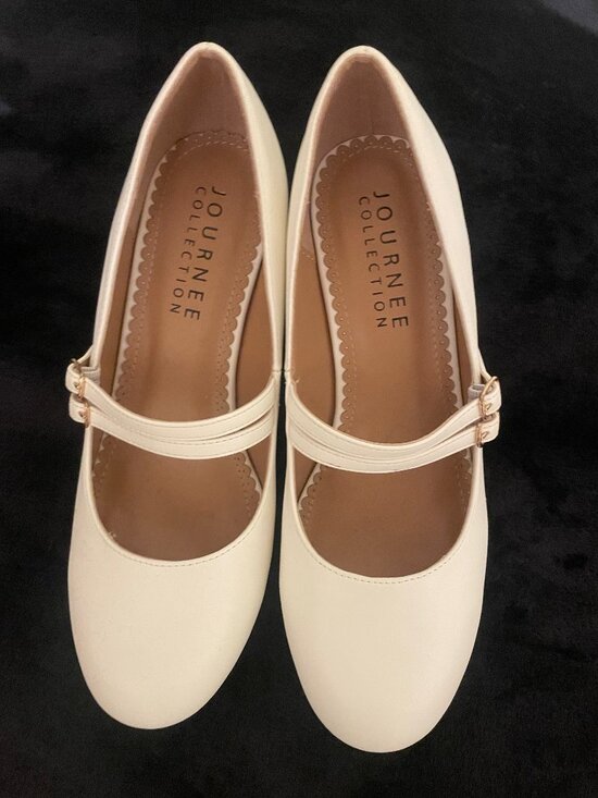 Journee Collection Shoes - Journee Collection Windy Double Strap Mary Jane Pumps